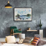 Landscape at Pont–Aven Art HD Canvas Print Home Decor Paintings Wall Art Pictures