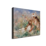 Girls in the Grass Art HD Canvas Print Home Decor Paintings Wall Art Pictures