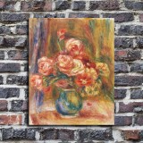 Vase of Roses Art HD Canvas Print Home Decor Paintings Wall Art Pictures