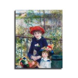 Two Sisters Art HD Canvas Print Home Decor Paintings Wall Art Pictures