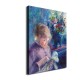 Young Woman Sewing Art HD Canvas Print Home Decor Paintings Wall Art Pictures