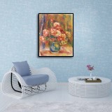 Vase of Roses Art HD Canvas Print Home Decor Paintings Wall Art Pictures