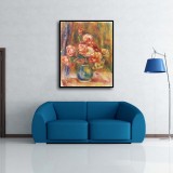 Vase of Roses Art HD Canvas Print Home Decor Paintings Wall Art Pictures