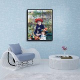 Two Sisters Art HD Canvas Print Home Decor Paintings Wall Art Pictures