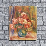 Vase of Roses Art HD Canvas Print Home Decor Paintings Wall Art Pictures