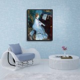 Woman at the Piano Art HD Canvas Print Home Decor Paintings Wall Art Pictures