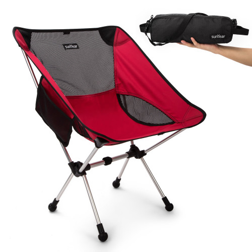 Sunyear Folding Camping Chair -Lightweight Portable Compact Camp Chairs, Best for Outdoor,Beach, Hiking, Backpacking(50% OFF CODE: A4A8GLMN)