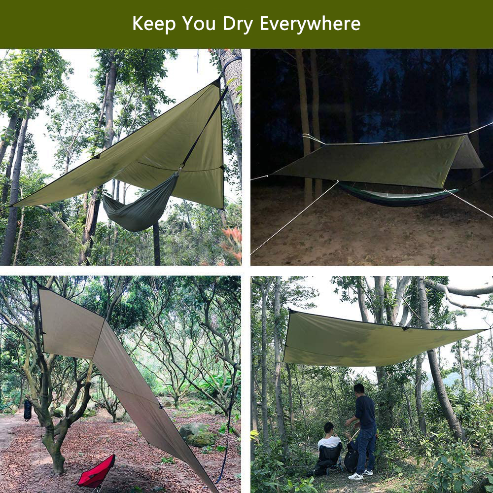 Sunyear Camping Hammock with Rain Fly Tent | Easy Assembly