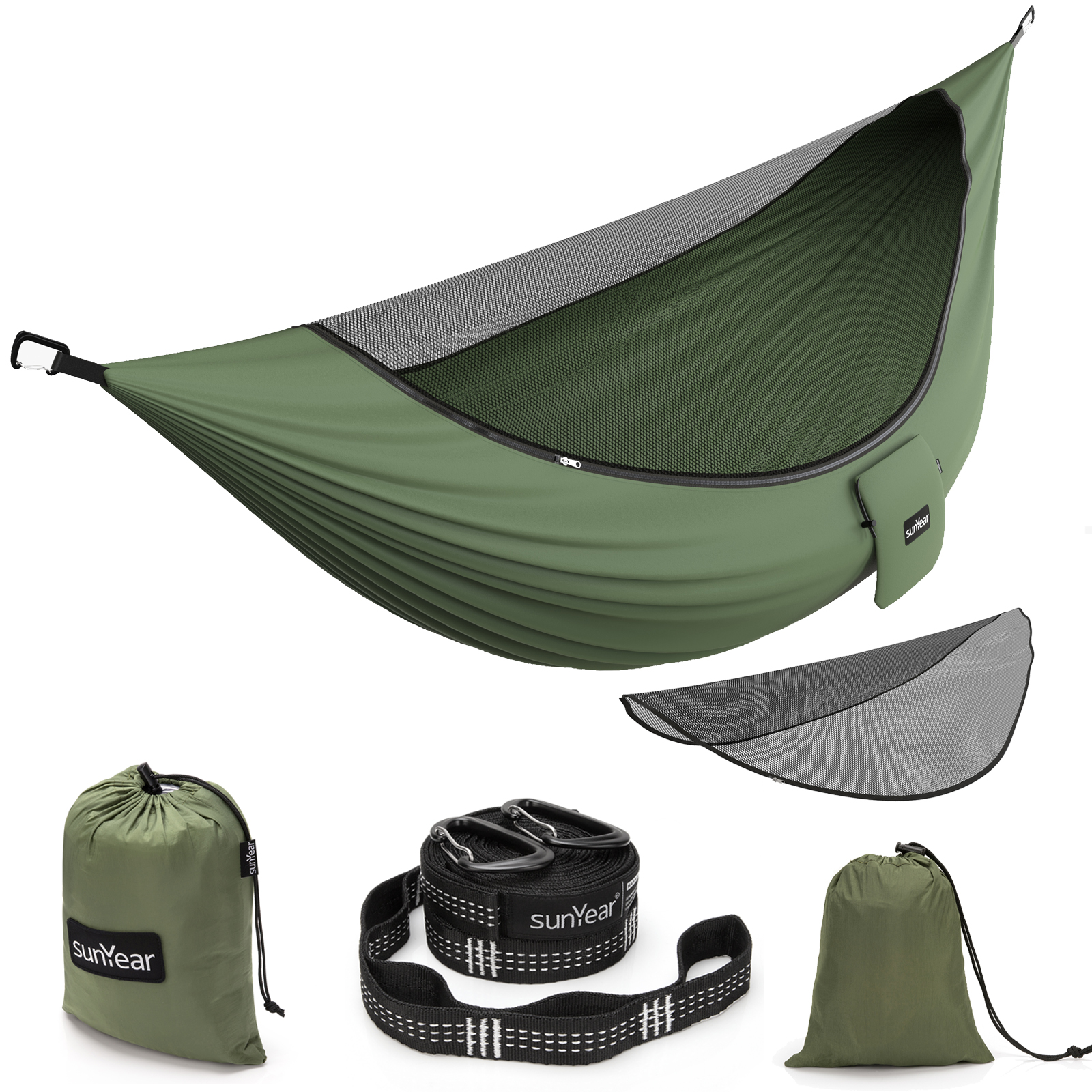 US$ 71.99 - Sunyear Camping Hammock with Removable No See