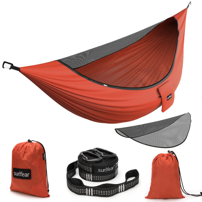 US$ 71.99 - Sunyear Camping Hammock with Removable No See-Um