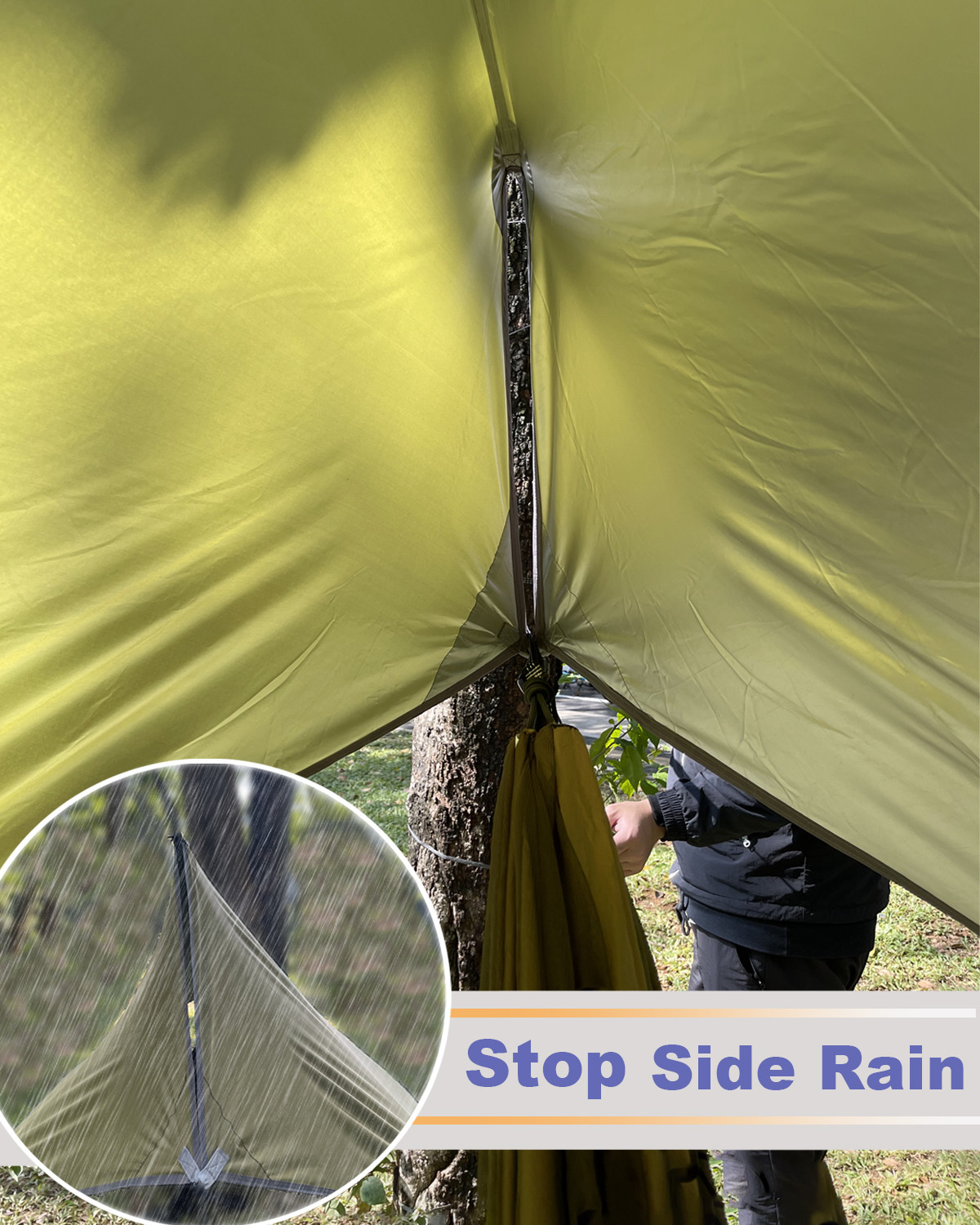 US$ 49.99 - Sunyear Hammock Tent-Camping Tarp-Hammock Tent Tarp Rain ...