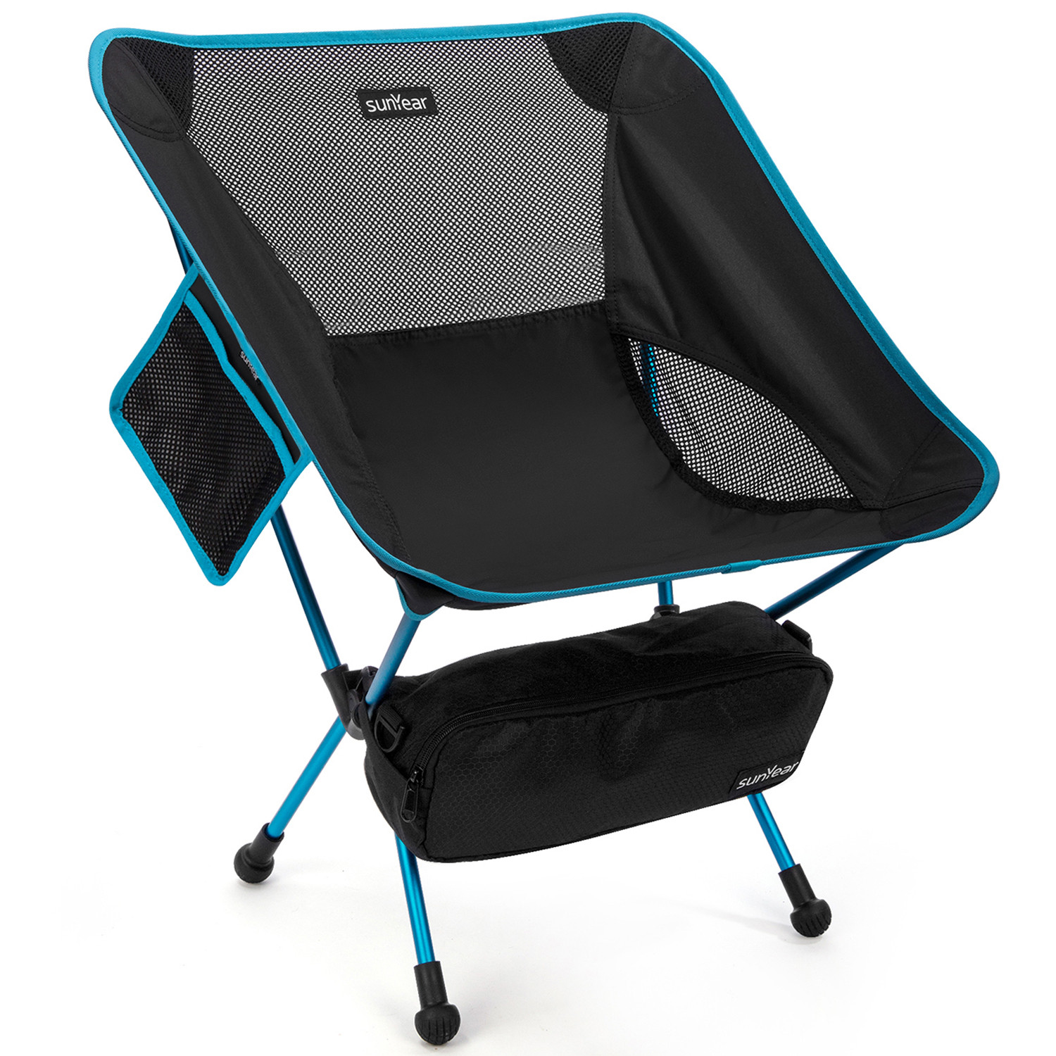 Sunyear Lightweight Compact Folding Camping Backpack Chairs, Portable