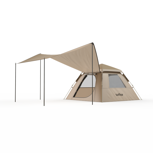 Sunyear Camping Tent with Porch, Best for Camping, Outdoor, Traveling, Waterproof