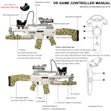 NewScar Haptic VR Gun (Vive Tracker 2.0 3.0 Version)- Golden