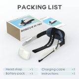 BOBOVR M1 Pro Battery Pack Head Strap for Meta Quest 2,Honeycomb Non-Slip, Magnetic Heat Exchange Battery Pack Design,5200mah