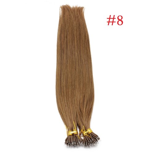 Us 53 Medium Ash Brown 8 Real Remy Human Hair 100g Micro Nano