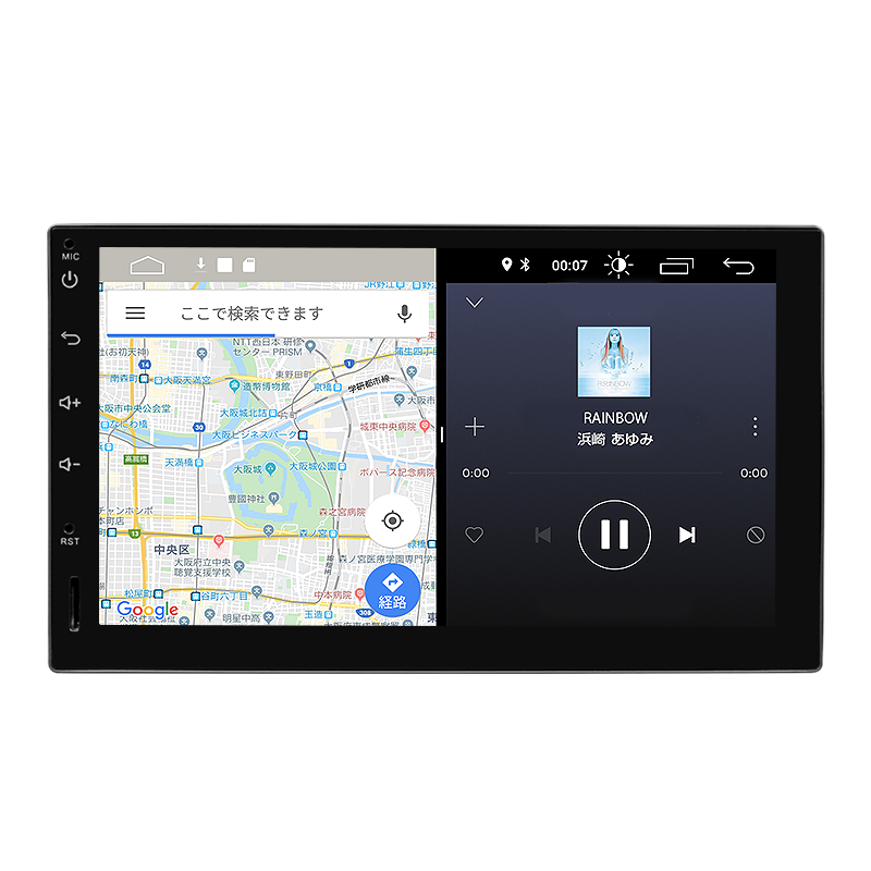 カーナビ 7インチ carplay対応 2dinカーオーディオ Android 9.0 DSP ...