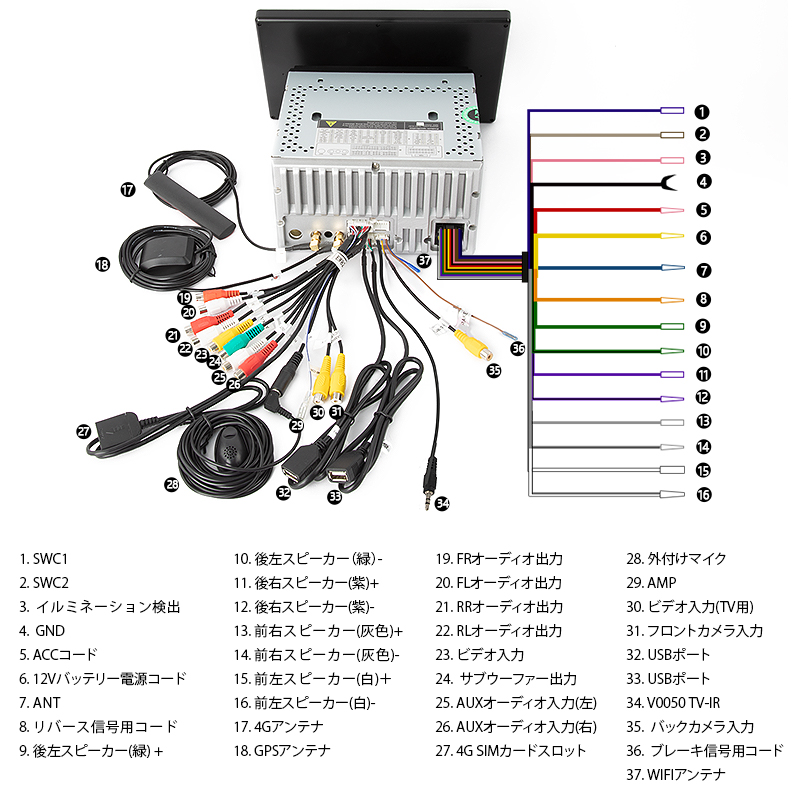 アンドロイドナビ EONON 10.1インチ - カーナビ