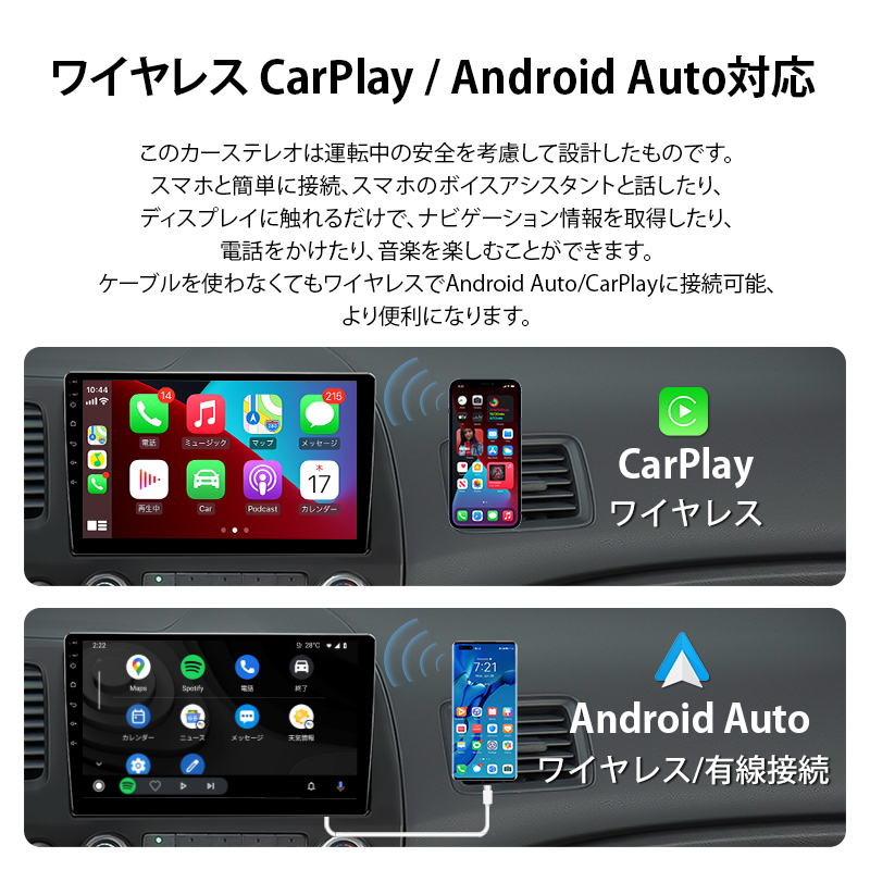 カーナビ Android10 2022年最新版アンドロイドCPU 10.1インチ 8G 