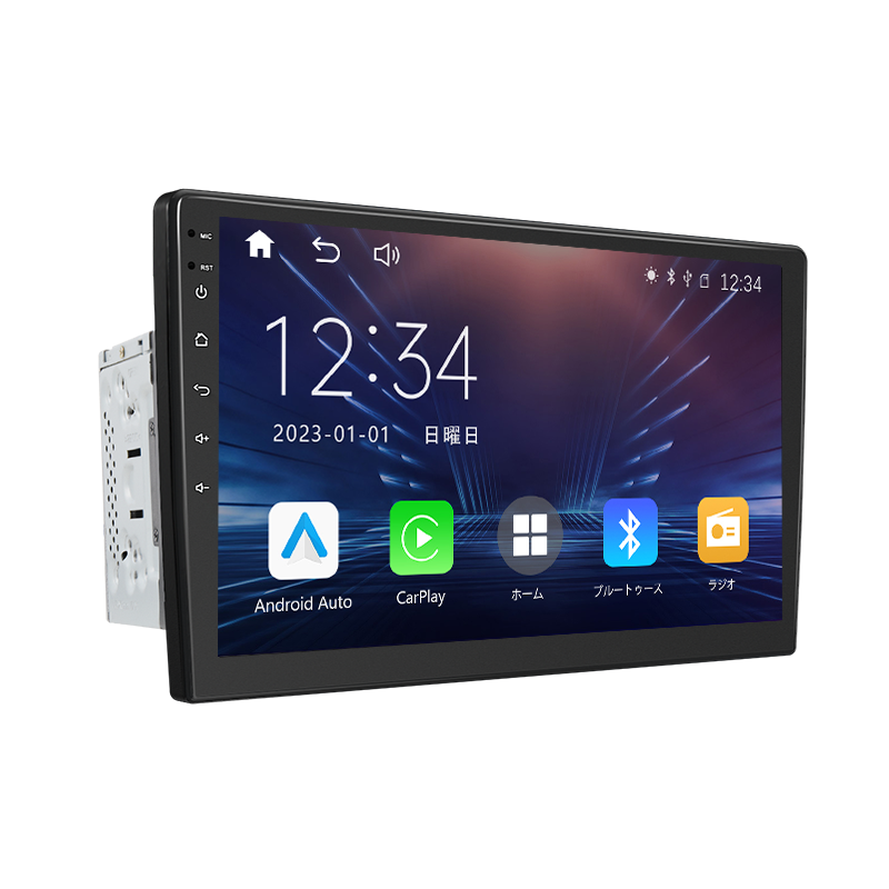 カーオーディオ Carplay AndroidAuto対応 2din 10.1インチ大画面 Bluetooth ラジオワイドFM対応  QLED液晶モニター 車載カーナビ(X20JPLUS)