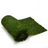 dried moss table runner
