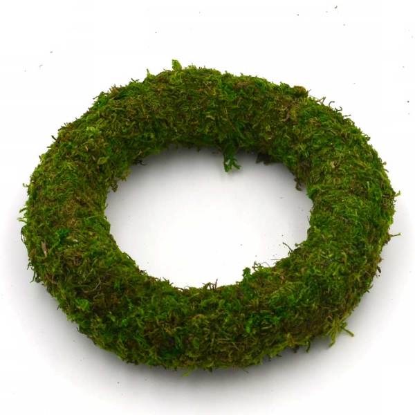 Preserved Natural Green Moss Wreath for DIY Arts and Crafts