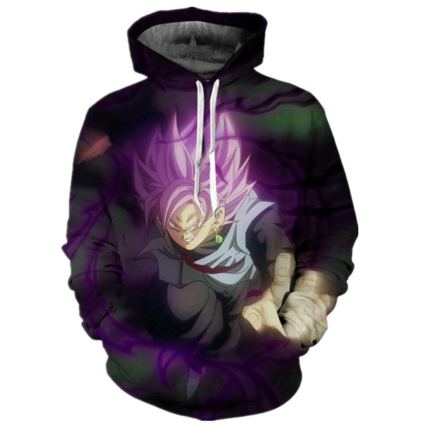 rose goku black hoodie