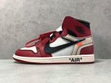 Off-White x Air Jordan 1 Chicago Retro High Red OG AA3834-101