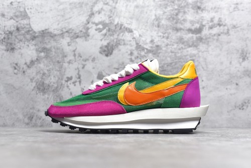 Sacai X Nike LVD Waffle Daybreak Shoes Mens Running Shoes Sneakers Trainers Pink