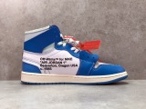 Off-White x Air Jordan 1 Retro High OG 'UNC' AQ0818-148