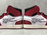 Off-White x Air Jordan 1 Chicago Retro High Red OG AA3834-101