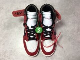 Off-White x Air Jordan 1 Chicago Retro High Red OG AA3834-101