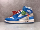 Off-White x Air Jordan 1 Retro High OG 'UNC' AQ0818-148