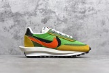 Sacai x Nike LVD Waffle Daybreak Men Running Shoes Sneakers Trainers Green Yellow