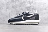 Sacai x Nike LVD Waffle Daybreak Mens Running Shoes Sneakers Gray Black