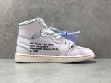 Off-White x Air Jordan Retro High White OG AQ0818-100 NRG High Top Basketball Shoes