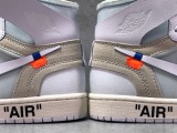 Off-White x Air Jordan Retro High White OG AQ0818-100 NRG High Top Basketball Shoes