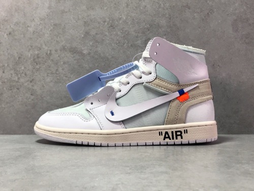 Off-White x Air Jordan Retro High White OG AQ0818-100 NRG High Top Basketball Shoes