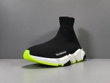 Balenciaga speed run Trainer Knit Sock  Triple Black  Running Shoes