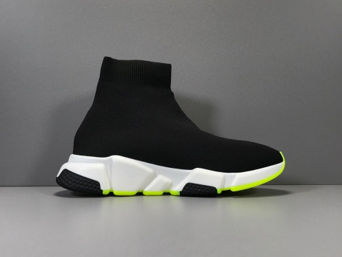 Balenciaga speed run Trainer Knit Sock  Triple Black  Running Shoes