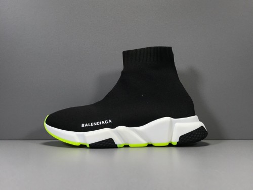 Balenciaga speed run Trainer Knit Sock  Triple Black  Running Shoes