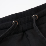 New Men Kenzo Logo Sweatpants Black Trousers
