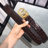 Gucci men's new leather belt