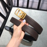 Gucci Men's Shark Pattern Leather Belt