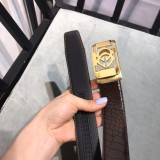 Gucci Men's Classic Burst Leather Belt
