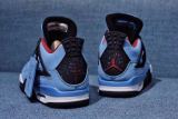 Air Jordan 4 Retro x Travis Scott Cactus Jack Blue 308497-406
