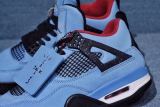 Air Jordan 4 Retro x Travis Scott Cactus Jack Blue 308497-406