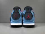 Air Jordan 4 Retro x Travis Scott Cactus Jack Blue 308497-406