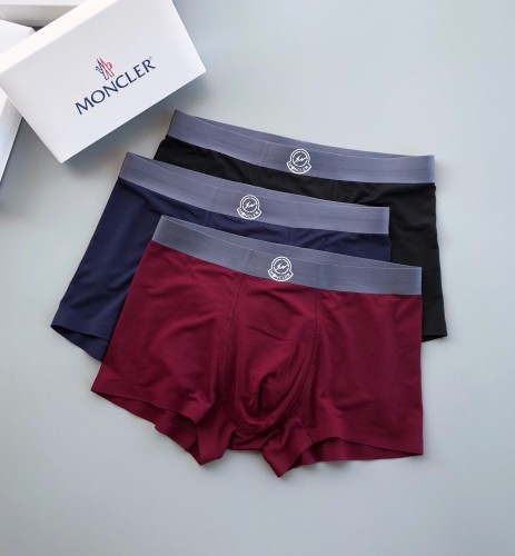 Moncler Men's Fashionable Underpants a Box of 3pcs
