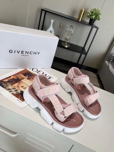 Givenchy  4G Logo Pink Chain Wrapped Leather Sandal